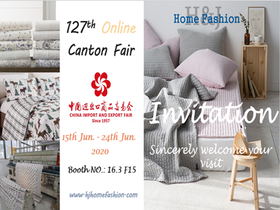 127th Online Canton Fair-China Quilt Factory, Bedspread & Bedding Set