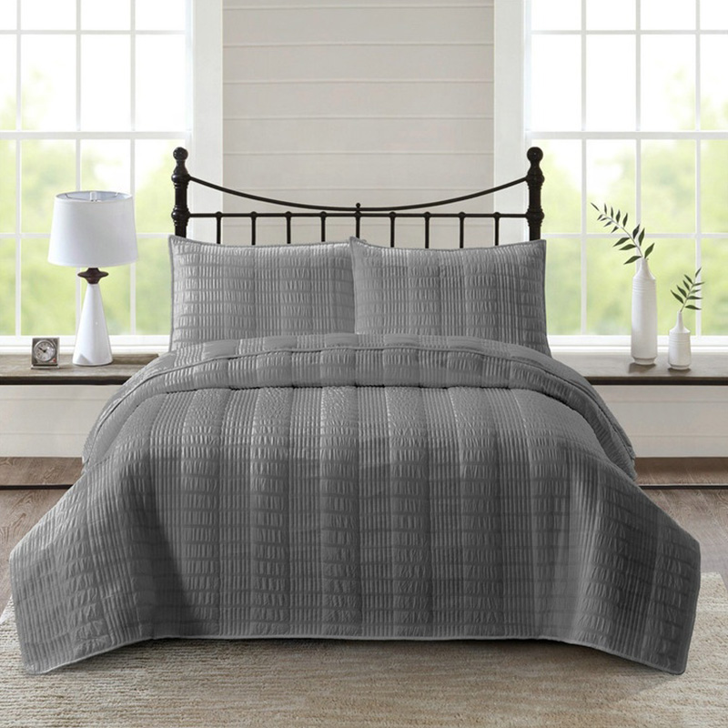 grey seersucker bedding set grey seersucker bedding set