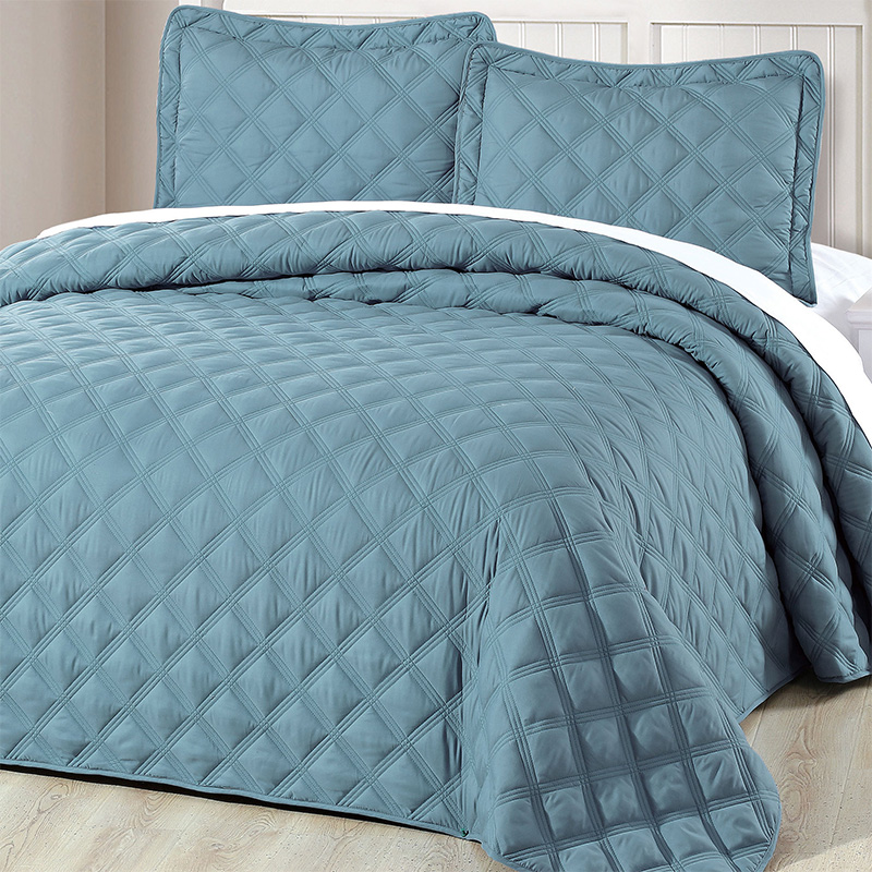 diamond quilt bedding set