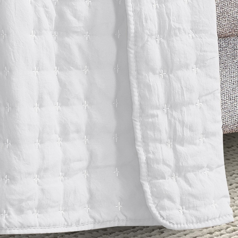 stone washed quilted blankets throw