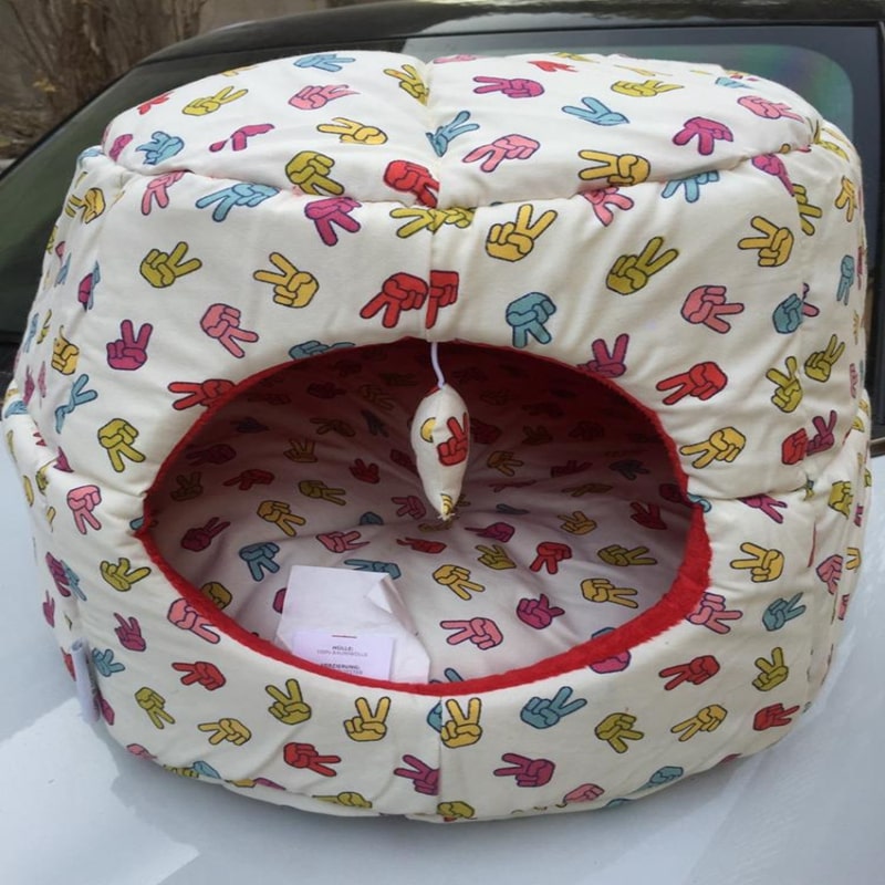 printed pet bed for dog