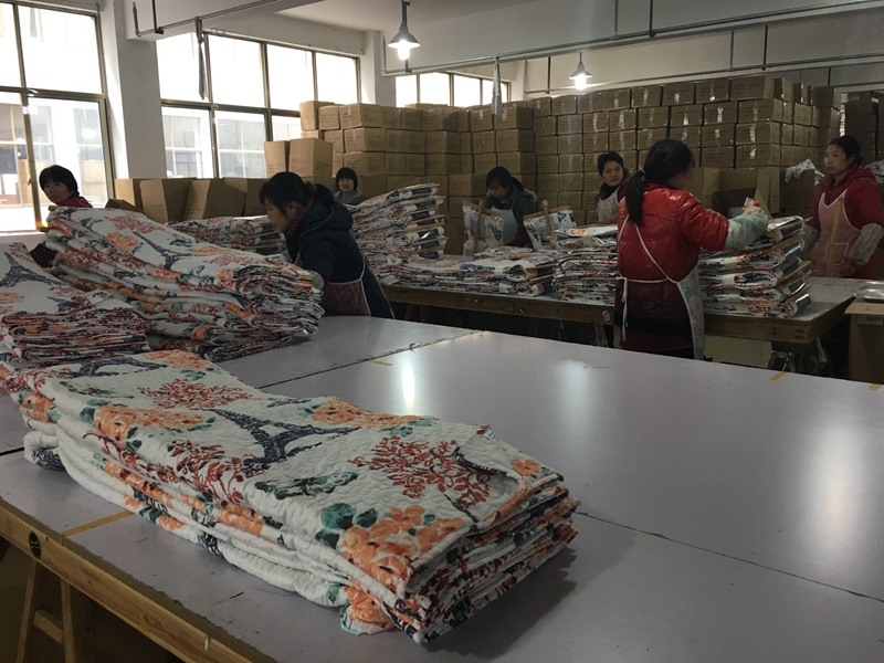 quilt set china factory