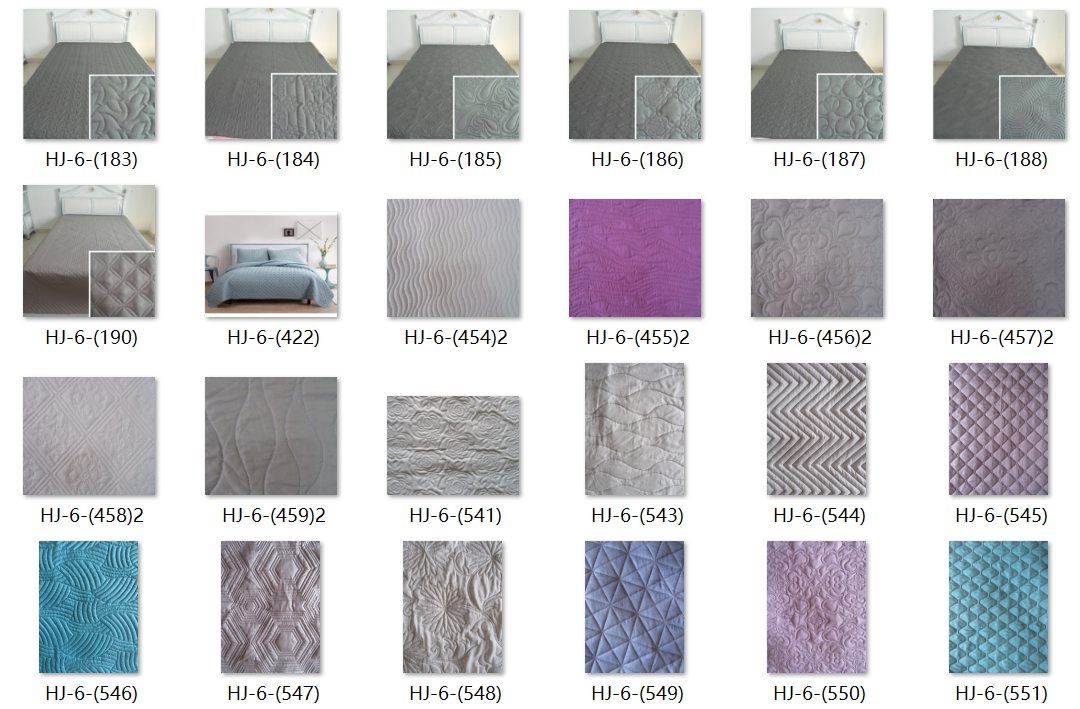 ultrasonic bedspread quilt set patterns