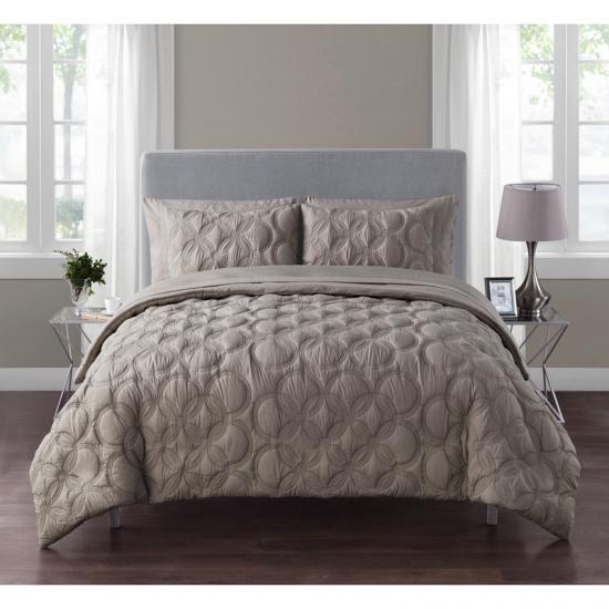 Embossed 7-Piece Bed-in-a-Bag with Sheet Set
