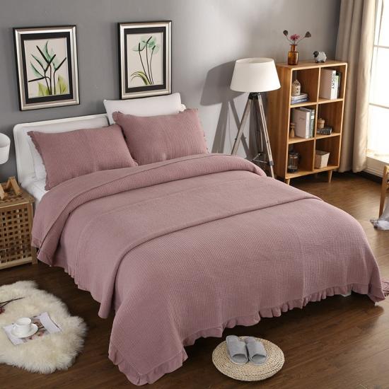 sand washed cotton bedding linen