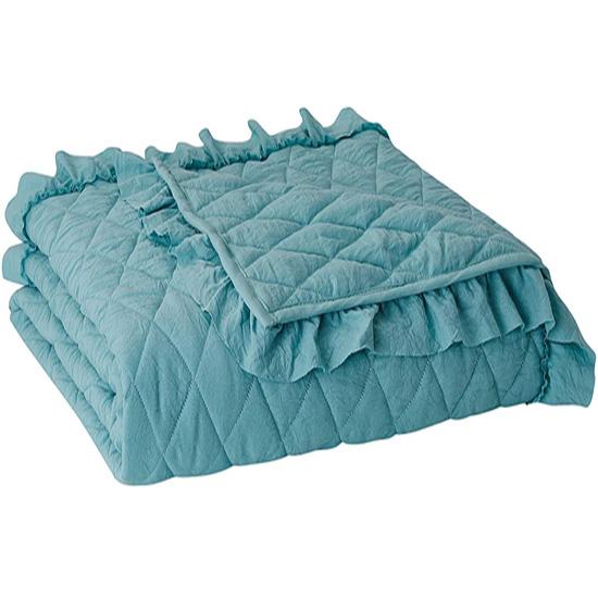 quilted throw for bed couch and sofa