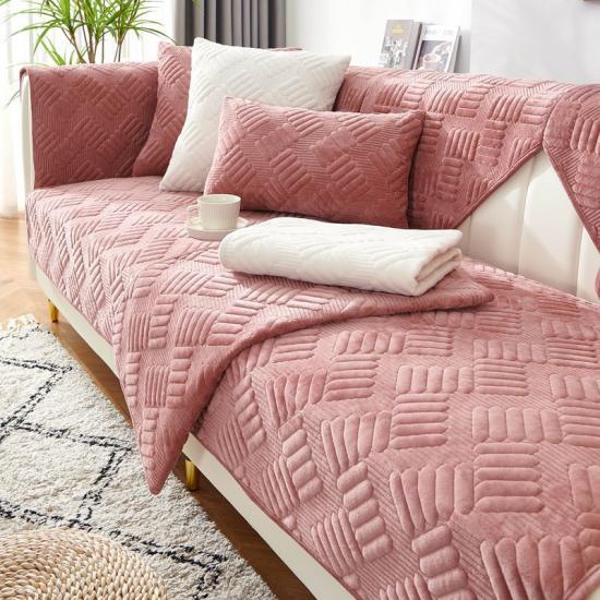 flannel quilted sofa cover