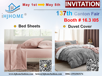 2025 China Spring Canton Fair 137th HJ Home Fashion Booth No.#16.3 I05
